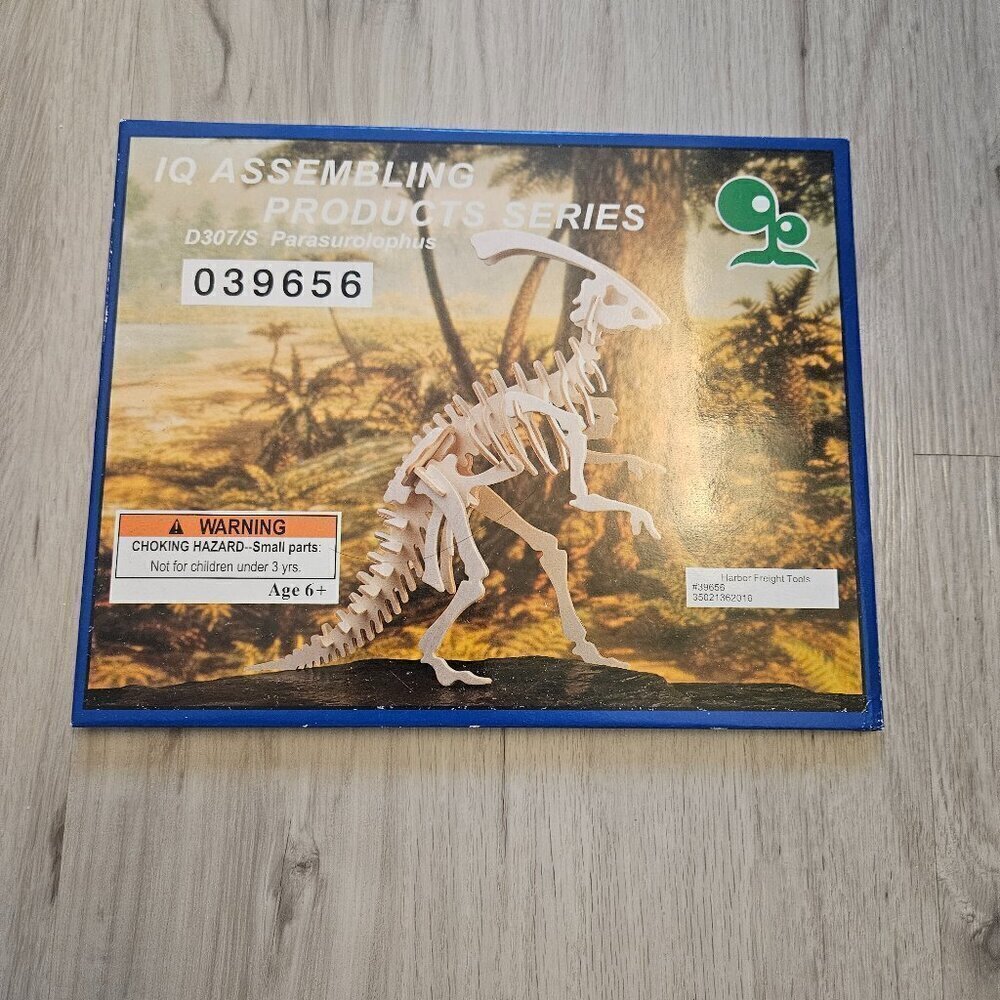 Parasaurolophus 3D Wooden Puzzle - brand new
